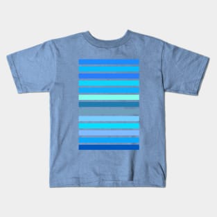 Blue stripes Kids T-Shirt